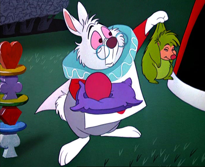   . K  .    .  . Alice in Wonderland. Croquet.