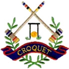 L.J.Associates Croquet. Logo