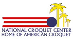 National Croquet Center Home of American Croquet.  Logo