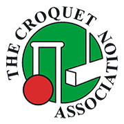 The Croquet Association (CA) logo. Логотип Ассоциации крокета.