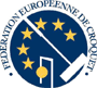 Federation Europeenne de Croquet (FEC)  Logo.    .